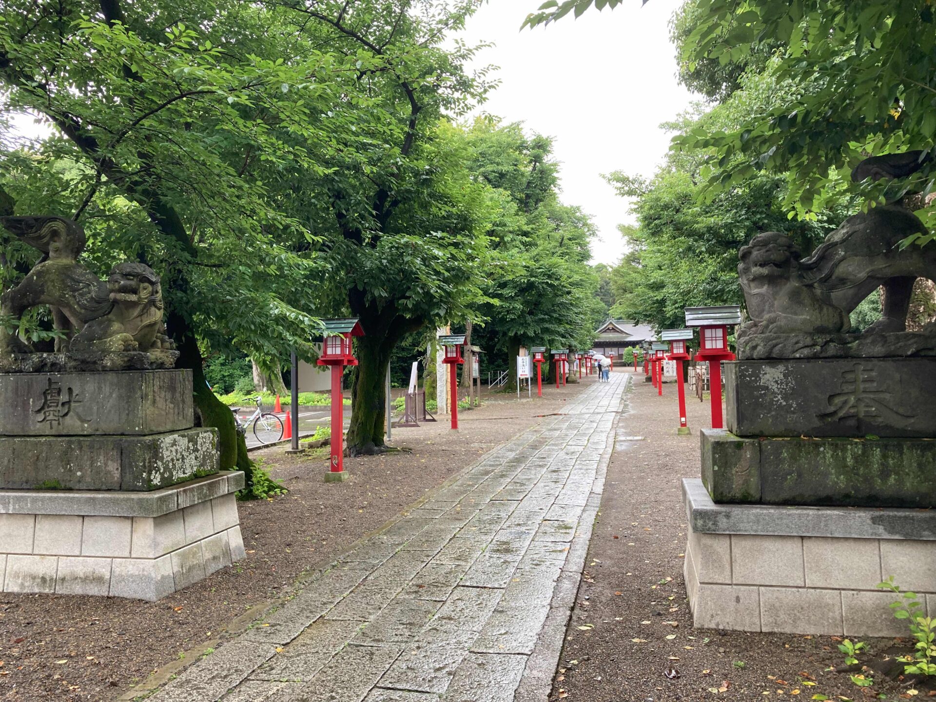 鷲宮神社の参道