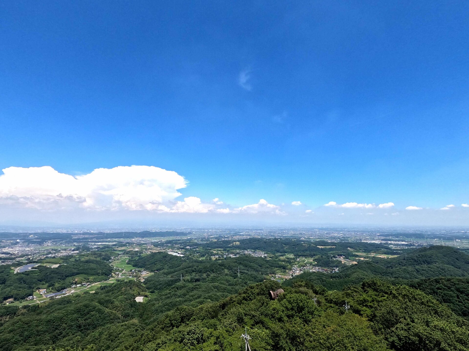 牛伏山展望台の絶景
